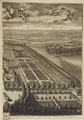 47 Gezicht van het adelijke huis te Middachten op de Veluwe in Gelderland , ca. 1729-1730