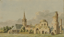 478 De Kerk & Ruine Der Abdije van Rijnsburg 1680, 1737-1782
