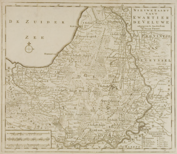578 Nieuwe Kaart van het Kwartier de Veluwe, 1741