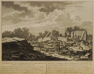 879 Verwoesting van de begraafplaats der Cappellen door buskruid 7 aug. 1788, 1788-1803