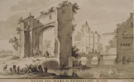 958 Ruine van 't Huys te Brederoode Ao 1669., 1730-1792