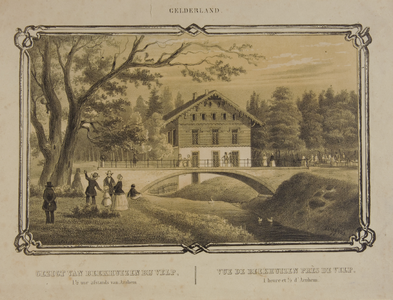 117 Gezigt van Beekhuizen bij Velp 1.1/2 uur afstands van Arnhem - Vue de Beekhuizen près de Velp 1 heure et 1/2 ...