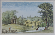109 [Cascade met de Heremitagie achter Biljoen], ca. 1790
