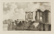 1505- II-17rood Ruine te Batenburg, 1847
