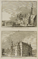 1505-II-24Brood-0035 Nr. 95. 't Kasteel te Doornweerd van vooren, 1744 - Nr. 97. 't Kasteel Doornweerd van agteren, 1745