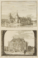 1505-II-24rood-0035 't Huis Middagten, tegen de Voorpoort en van ter Zijde te zien - 't Huis Middagten van vooren door ...