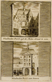 1505-III-137Arood-0029 Windmolen Poort uijt de Molen straat te zien - Windmolen Poort van binnen, 1738