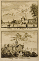 1505-III-137Arood-0031 't Valkhof van de Burchtpoort te zien -'t Valkhof van 't Belvidere te zien, 1738