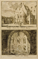 1505-III-137Arood-0033 Valkhof binnen den tweeden ingang- Heidense Kapel van binnen, 1738
