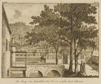 1505-III-162B4rood-0018 No. XIII: De Brug van Rozendael van vooren op zyde ane 't Inkomen, 1718
