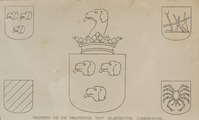1505-S267-1891-0002 Wapens op de grafzerk van Elbertus Leoninus, 1891