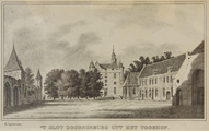 1505-S267-1903-0002 't Slot Doornenburg uyt het voorhof, 1903