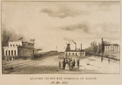  Station van den Rijn-spoorweg te Arnhem 14 mei 1845, 1845