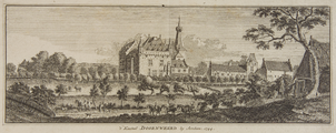 1 't Kasteel DOORNWEERD bij Arnhem. 1744, 1745