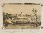 42 Gelderland : Gezigt op de stad Arnhem van den Berg genomen - Vue de la ville d'Arnhem prise du Berg, ca. 1860