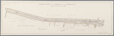 667 Tekeningen behorend bij een plan voor verbetering van de zeedijk van de Zuidpolder bij Volendam in de gemeente Edam ...