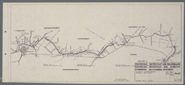 378-0001 Overzichts-situatiekaart van het afwateringsgebied van het Valleikanaal vanaf de Grebbe bij Rhenen naar ...