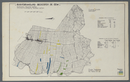 16-0001 Overzichtskaart van het Ruilverkavelingsblok Beoosten de Eem weergevende de toestand vóór de uitvoering van de ...