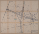 98-0002 Situatietekening van het klaverblad op het kruispunt van de rijkswegen nrs. 1 en 23 bij Hoevelaken, behorend ...