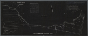 5 Kadastrale kaart waarop de grensscheiding tussen het ruilverkavelingsblok Eemnesser Polders en het IJsselmeer, ...