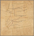 10722 Grijze topografische kaart waarop zijn ingetekend de watergangen in de Buitenpolder Maanen en Veldhuizen, 1936