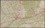 11396 Chromo-topografische kaart van Nederland. Bonneblad nr. 489 Wageningen, weergevende het gebied van Wageningen, ...