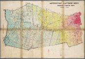 206-0001 Hoogtelijnen-cijferkaart van het Ederveen gelegen in het Waterschap Lunterse Beek, 1954