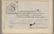 1946 Spreuk van Jan van de Velde werkzaam aan de latijnsche school van Haerlem in 1631, 1838