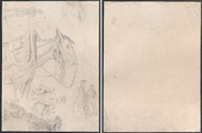 258-0010 Paard en enkele mensfiguren, 1860