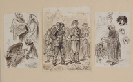 3607 Tekeningen en schetsen van Amsterdamse typen, 1848-ca. 1860