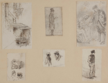 3614 Tekeningen en schetsen van Amsterdamse typen, 1848-ca. 1860