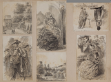 3633 Tekeningen en schetsen gemaakt in Duitsland, 1859, 1860