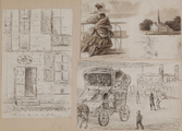 3639 Tekeningen en schetsen van Franse typen, 1855
