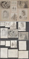 3645 Tekeningen en schetsen van een verblijf in Parijs, 1856-1860