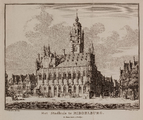 3839 Het stadhuis te Middelburg, 1743, 1745