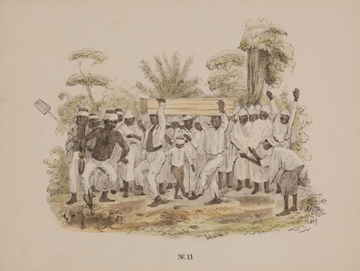 4120-0012 Heiden begrafenis op plantaadje, 1850
