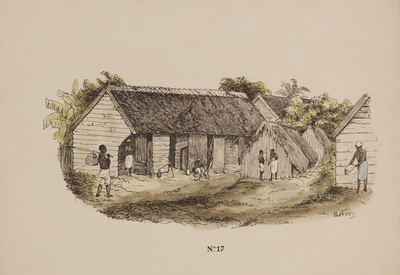 4120-0018 Plantaadje negerhuizen, 1850