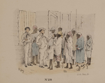 4120-0021 Bezoek van den directeur in het slaven hospitaal, 1850
