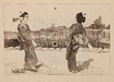 4221-0015 Hanetsuki spelende vrouwen, 1886