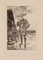 4221-0021 Rokende man in regenkleding, 1886