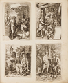 4240-0017 Veldheer schenkt verslagen krijgslieden genade - Allegorie op de beeldhouwkunst en schilderkunst - Apollo en ...