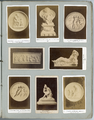 4324-0003 Madonna mit Christus und Johannes, Thorwaldsen , Bacchusknabe im Korbe n. Troschel , Die drei bildenden ...