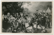 101.01-0003 Onbekend schilderij van vechtende mannen en vrouwen, 1550-1600