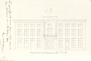1-0068 no. 59 Voorgevel van een te bouwen huis door D. de Rijk, 1854