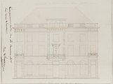 1-0073 no. 63 Voorgevel te bouwen huis van Oostendorp, 1855