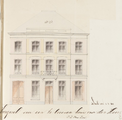 2-0029 no. 26. Voorgevel van een te bouwen huis voor den heer J.J. van Zon, 1841-1856