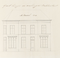2-0043 no. 40. Gevel langs de verlengde Bakkerstraat, 1841-1856