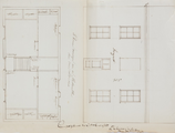 2-0057 no. 54. Te bouwen woningen aan de Mestvaalten door vrouw Zommer, 1855