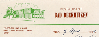 8-0003 Restaurant Bad Beekhuizen, 1954