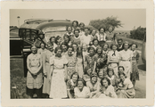 159-0001 Groepsfoto bij de jeugdherberg, 13-07-1939